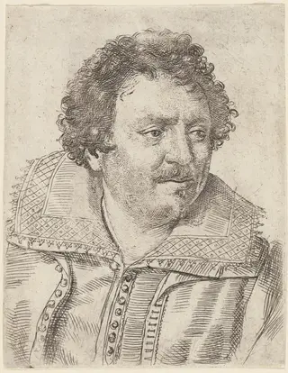 Giacomo Antonio Mannini, by Ottavio Leoni, ink, 1604
