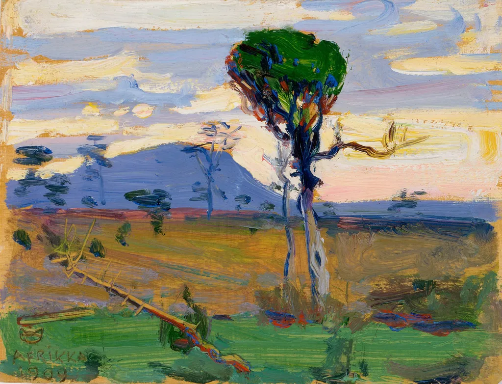 Mt. Donia Sabuk, by Akseli Gallen-Kallela, oil, 1909