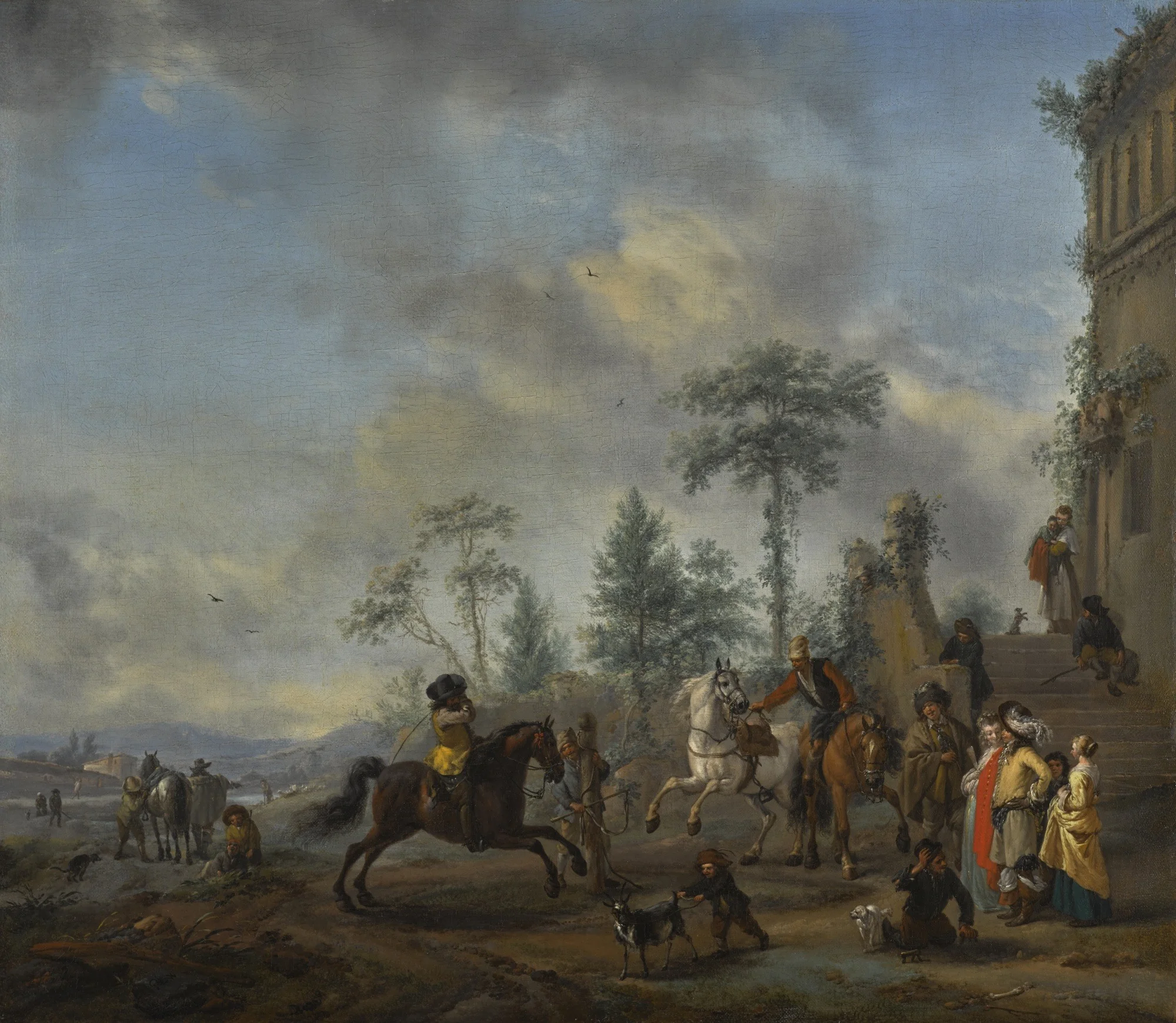 The Riding School, detail
