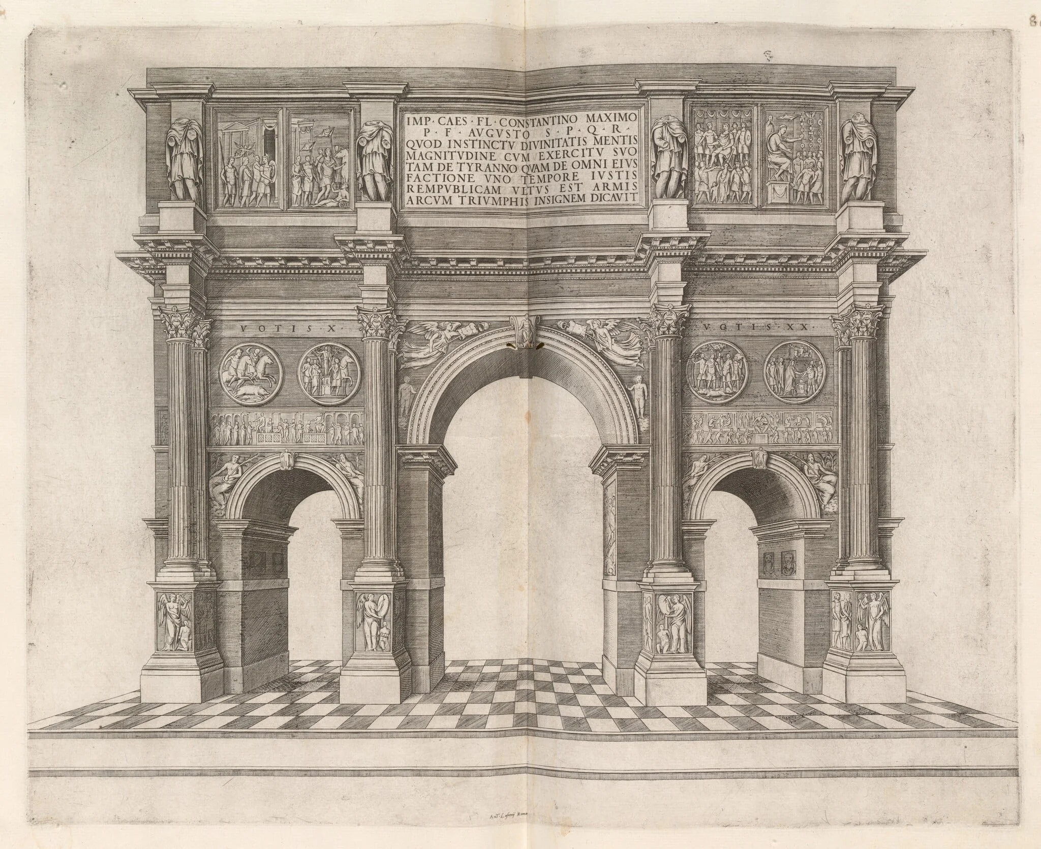 Arch of Constantine, detail