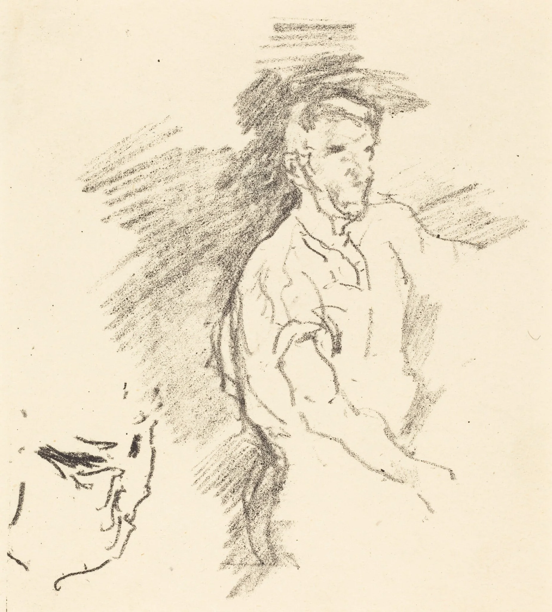 Sketch of a Blacksmith, detail