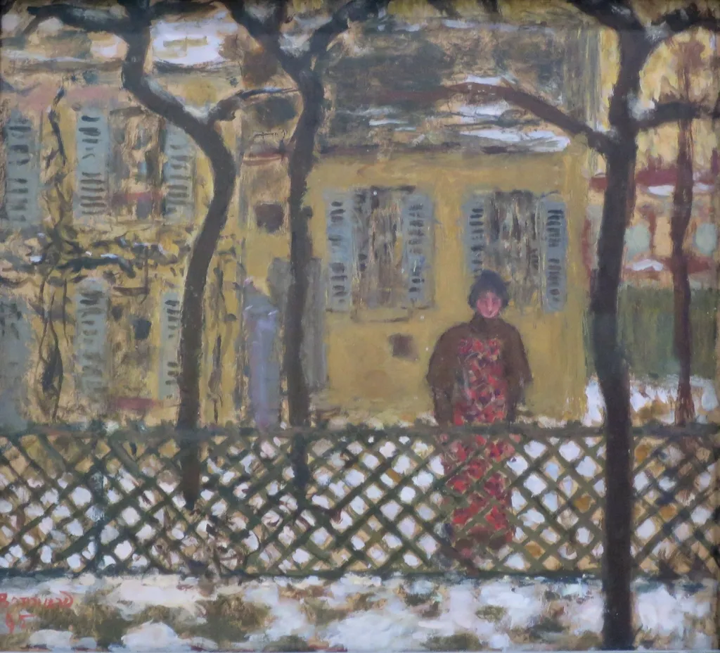 Behind the Fence, by Pierre Bonnard, unspecified, 1898