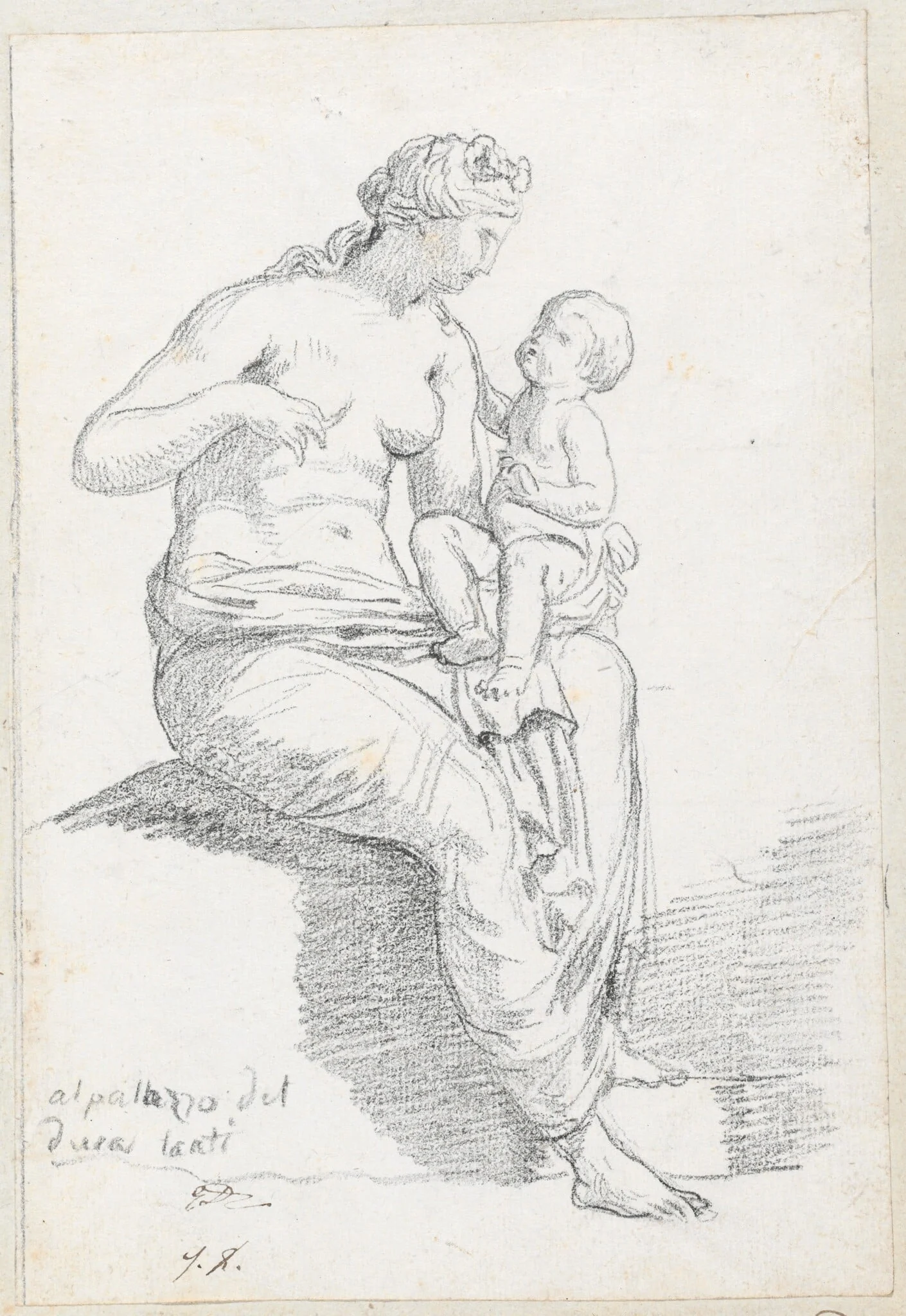 Leucothea, Side View, detail