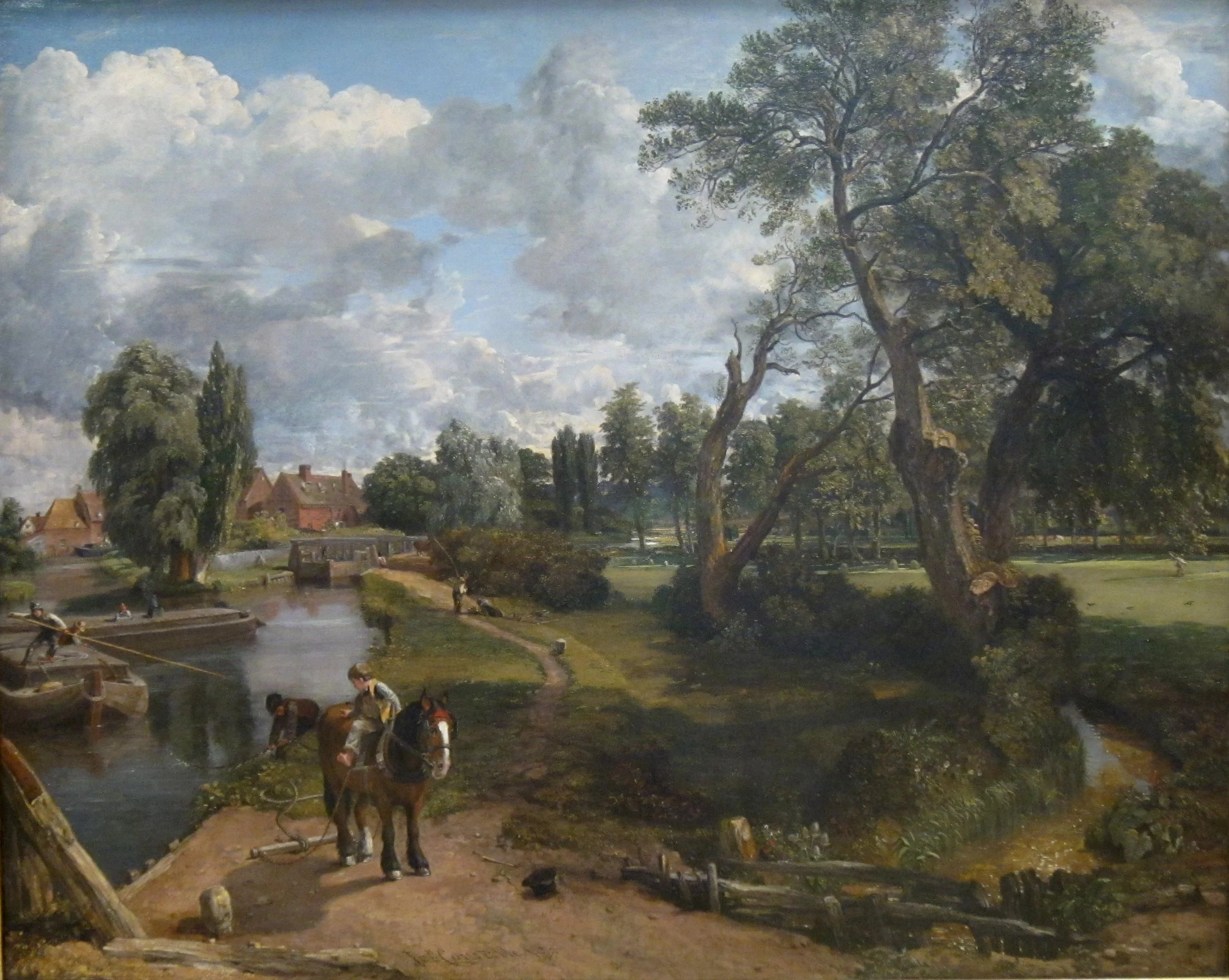 Flatford Mill, detail