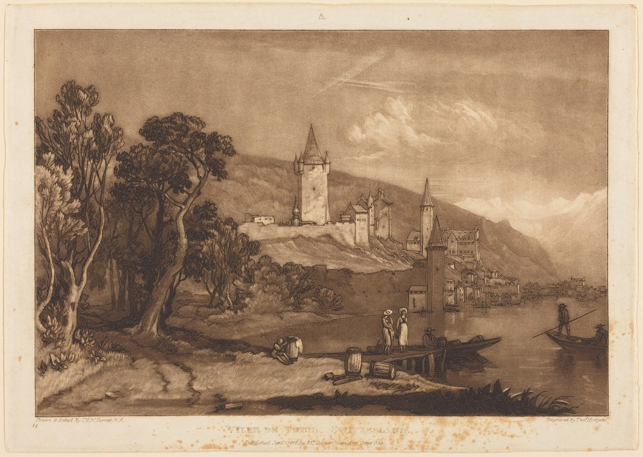 Ville de Thun, detail