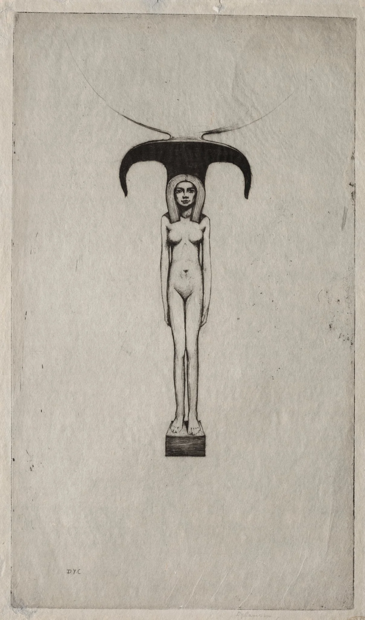 An Egyptian Mirror, detail