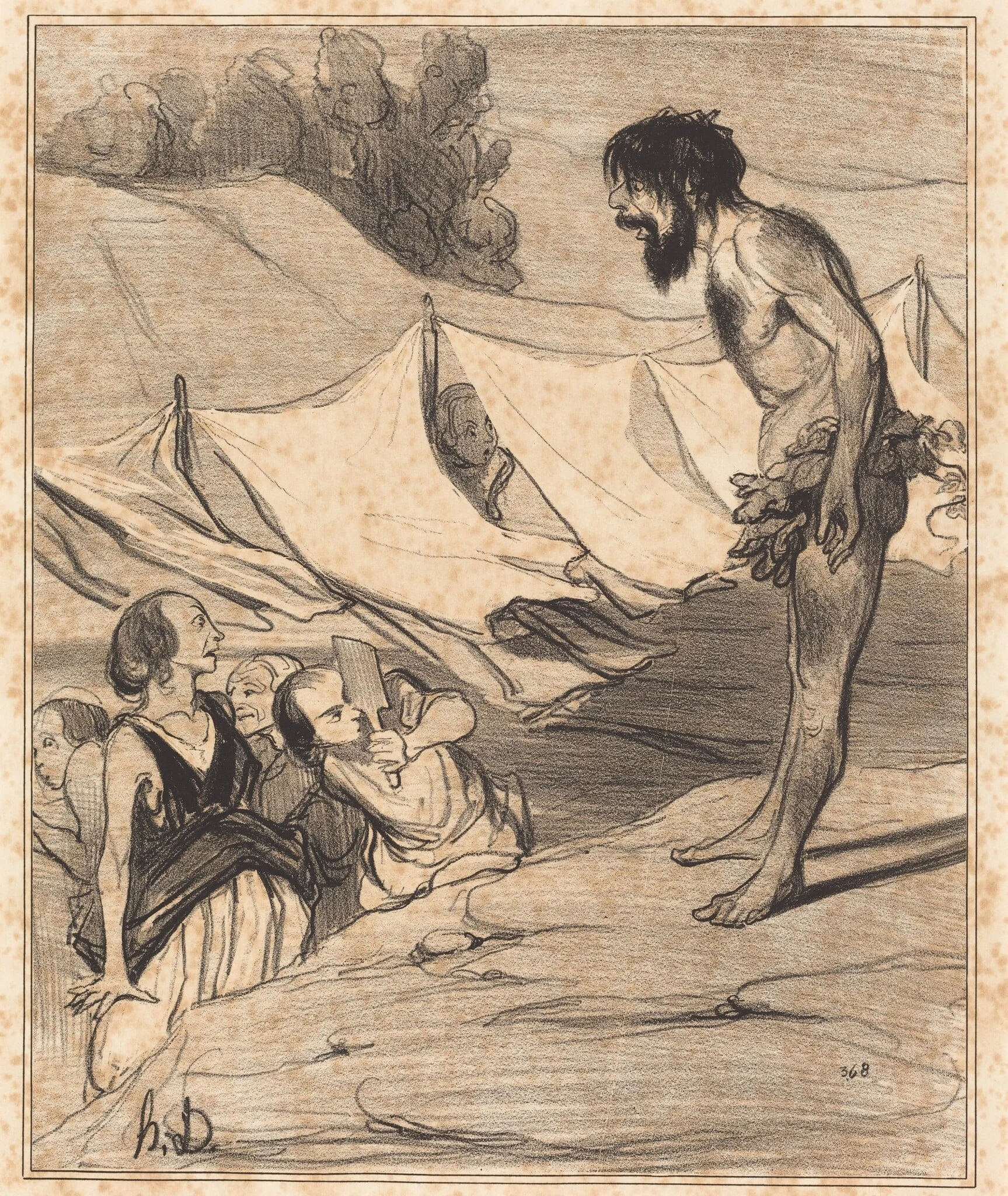 Présentation d'Ulysse a Nausica, detail