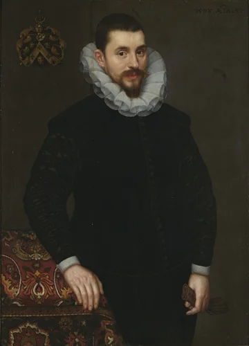 Portret van Jean Charles della Faille, heer van Rijmenam, detail