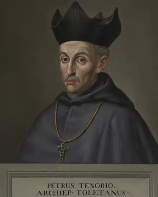 Pedro Tenorio arzobispo de Toledo (copia), by Matías Moreno, oil, 1890