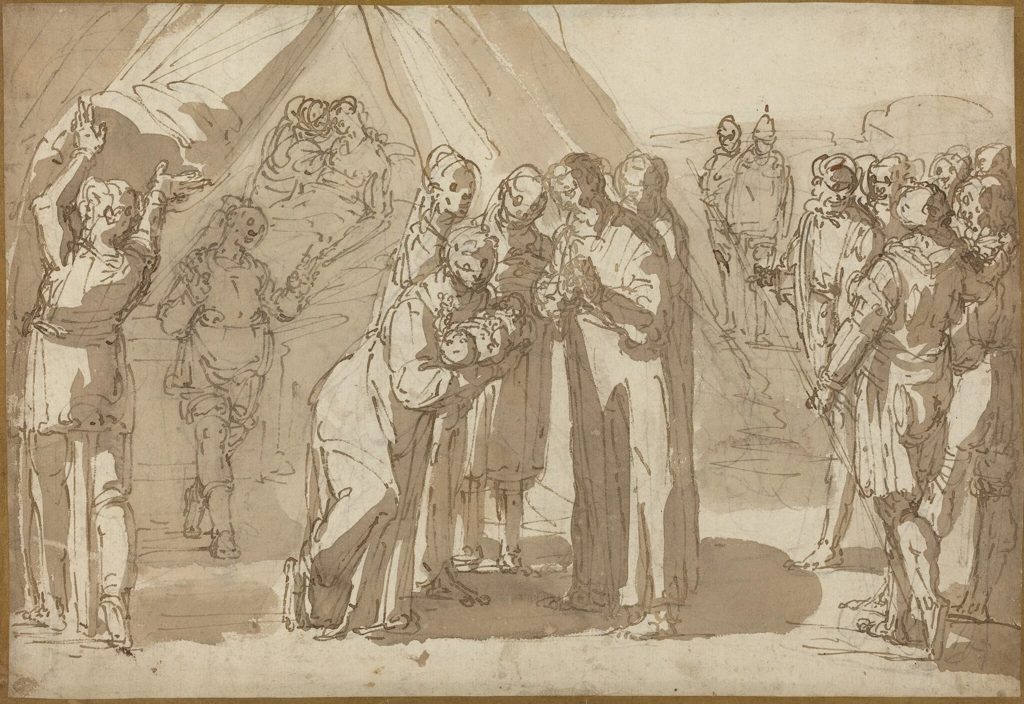 Birth Scene, detail