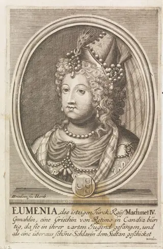 Turkish sultans, sultanas and other historical figures, by Friedlein, 1650
