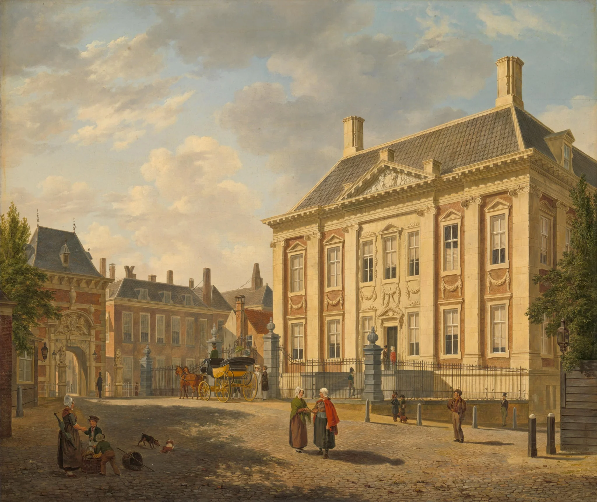 The Mauritshuis in The Hague, detail