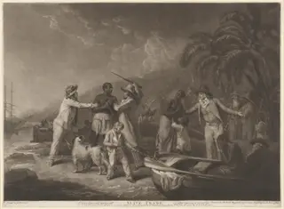 Slave Trade, by John Raphael Smith, ink, 1791