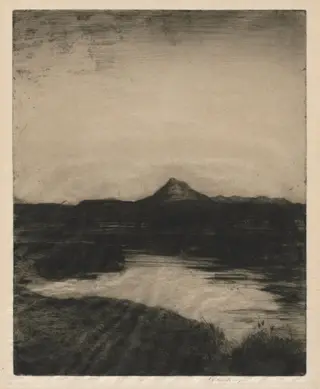 Ben Ledi, by David Young Cameron, 1911