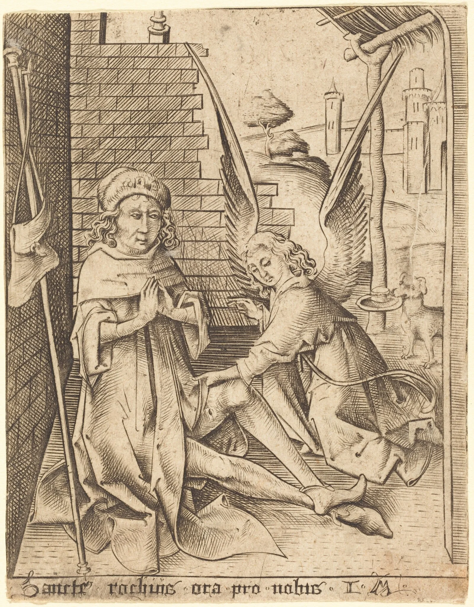 Saint Roch, detail