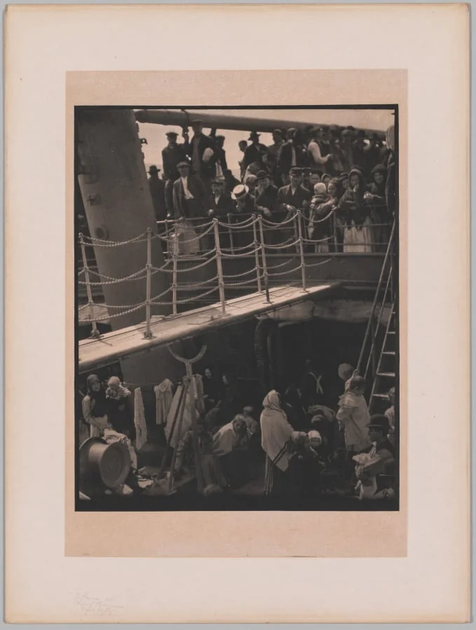 The Steerage, detail