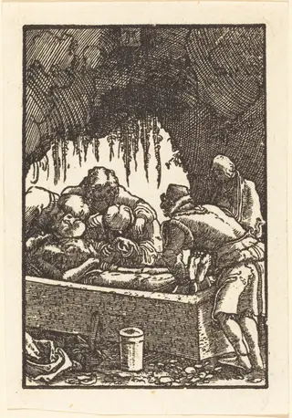 The Entombment, by Albrecht Altdorfer, ink, 1513