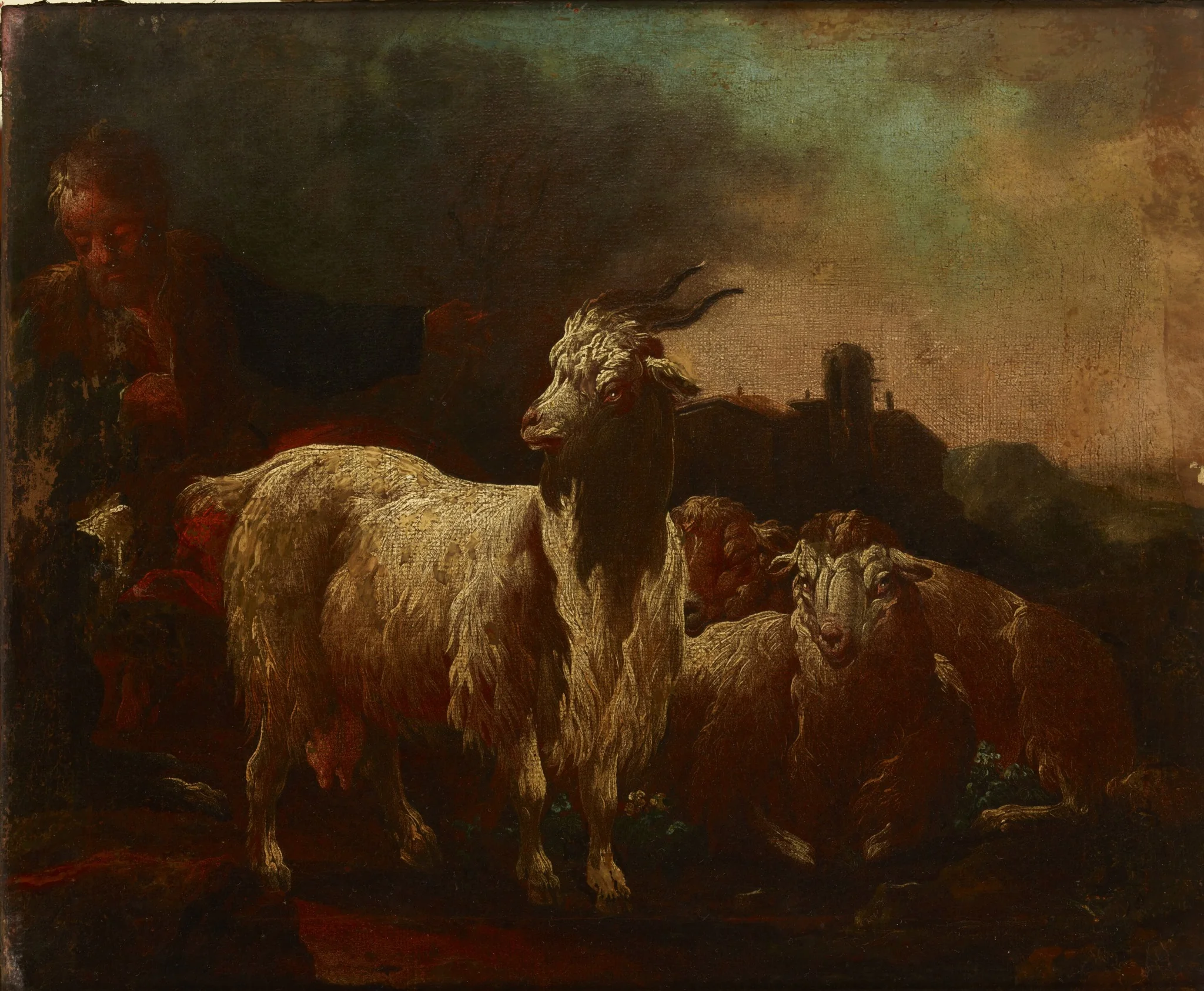 Goats and Sheep, detail