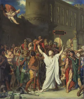 The Martyrdom of Saint Symphorien, by Jean Auguste Dominique Ingres, oil, 1865