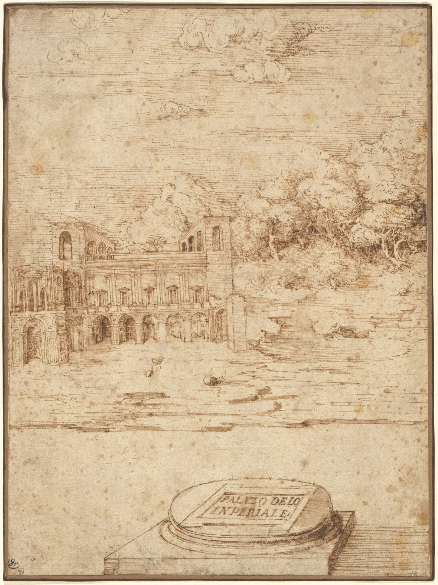 The Villa Imperiale, detail
