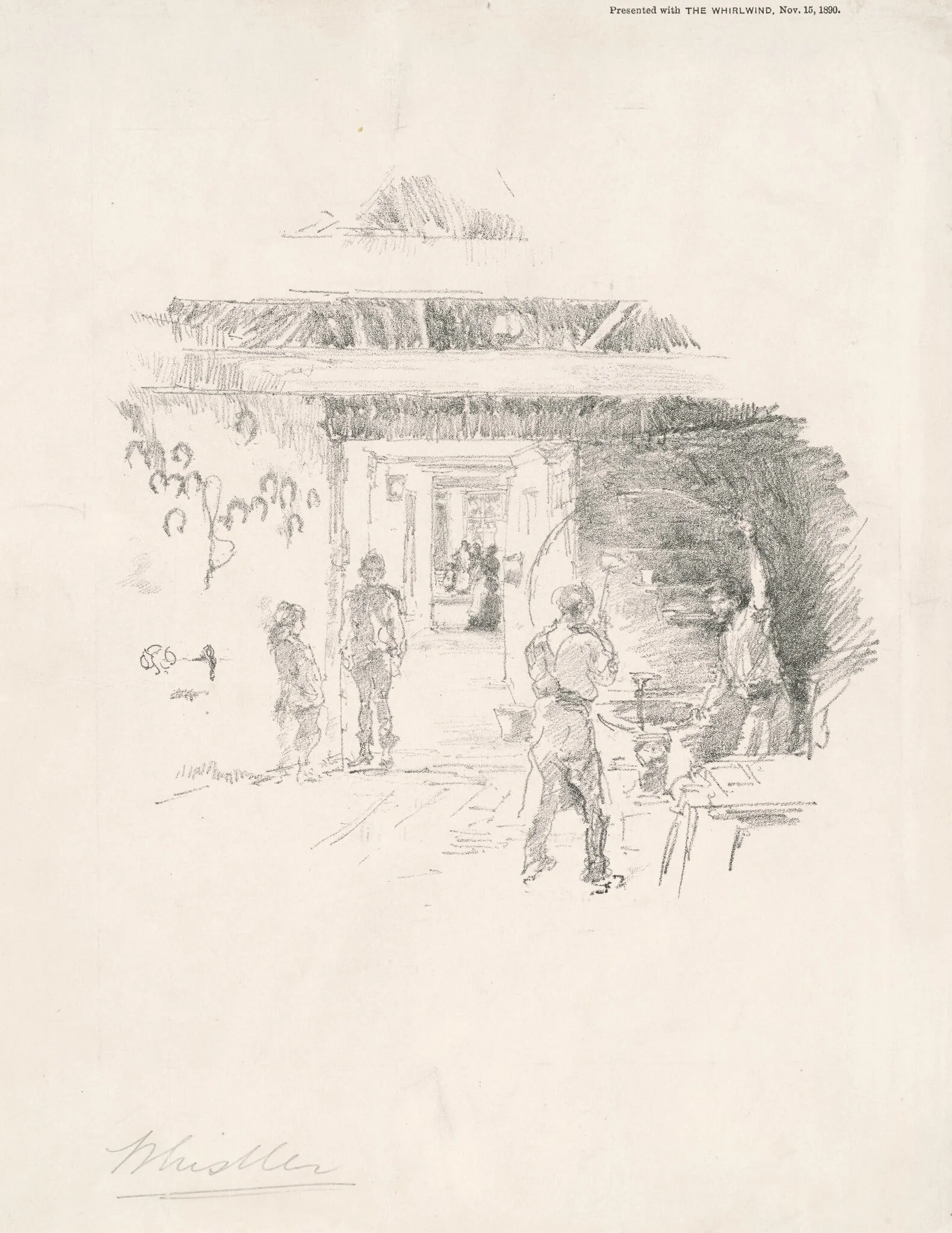 The Tyresmith, detail