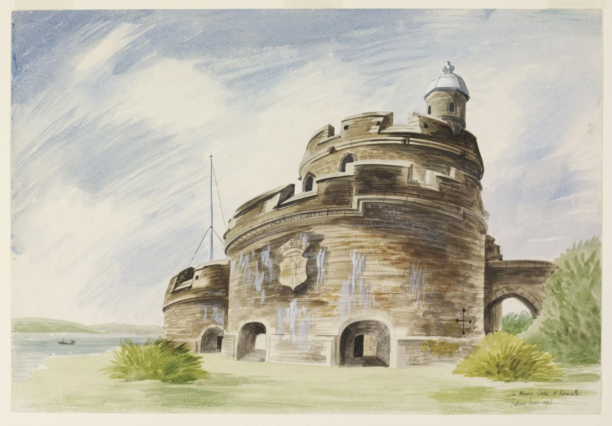 St. Mawes Castle, near Falmouth, detail
