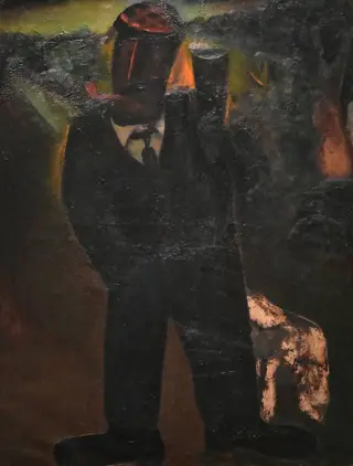 De boswachter, by Constant Permeke, oil, 1927