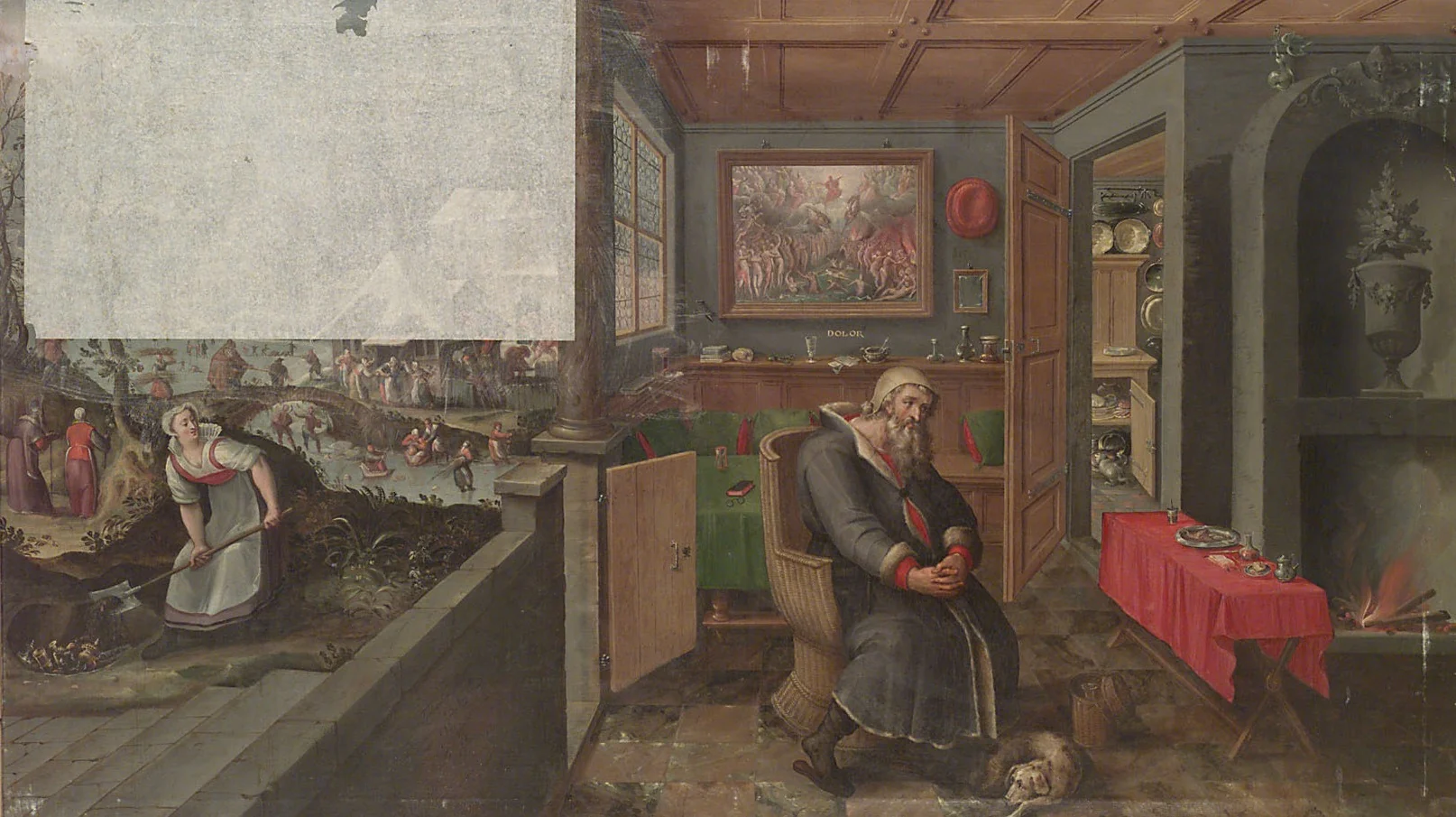 Winter (Hiems-Dolor), detail