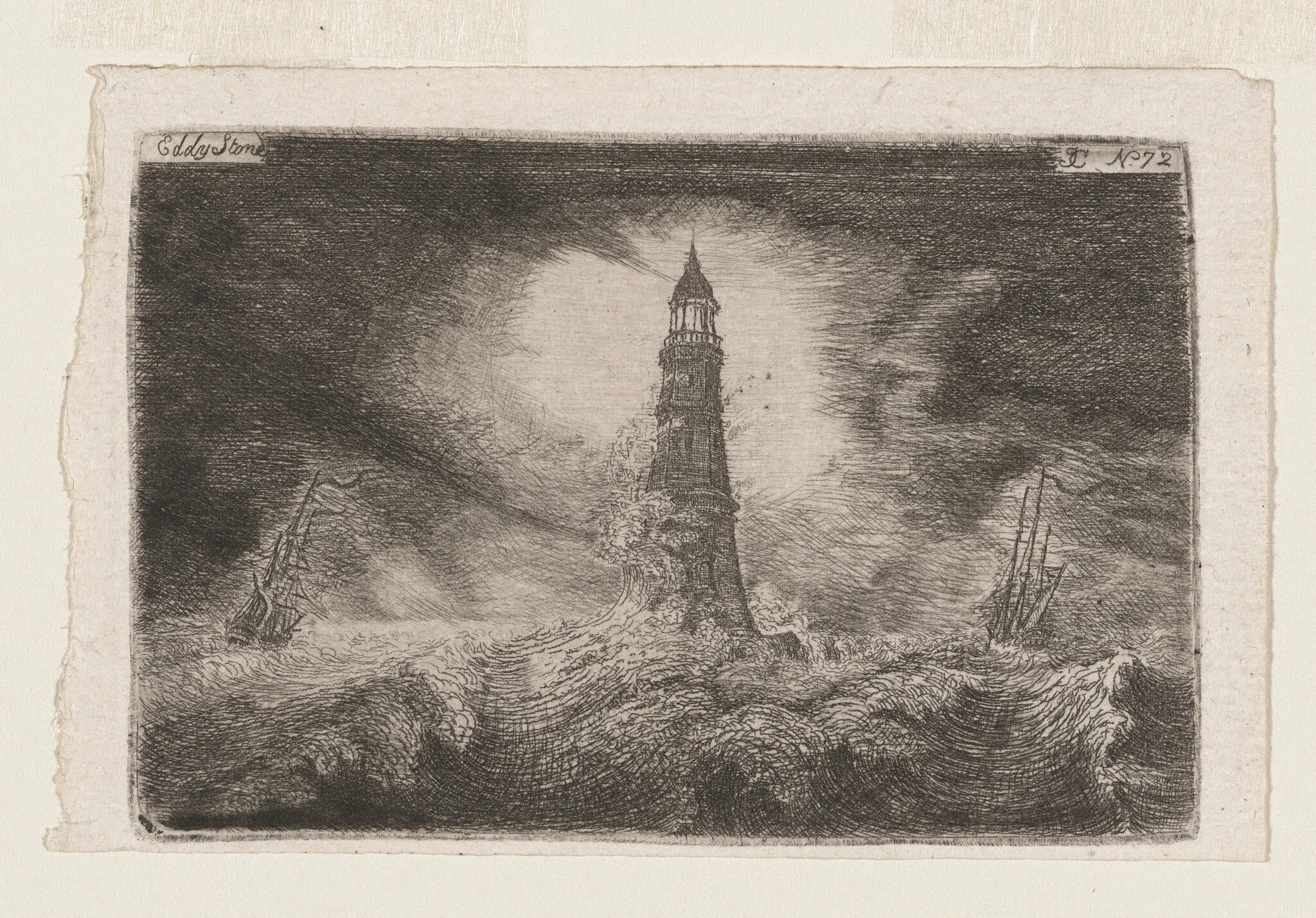 Eddystone Lighthouse, detail