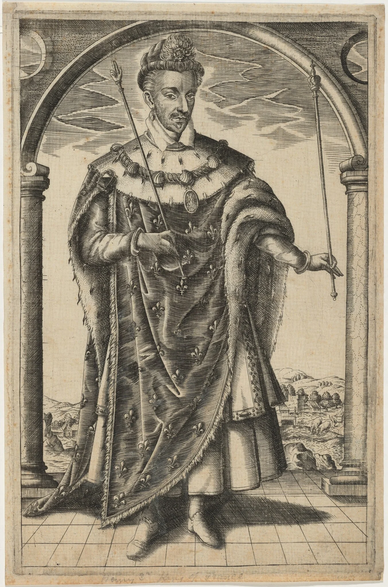 Henry III of France, detail