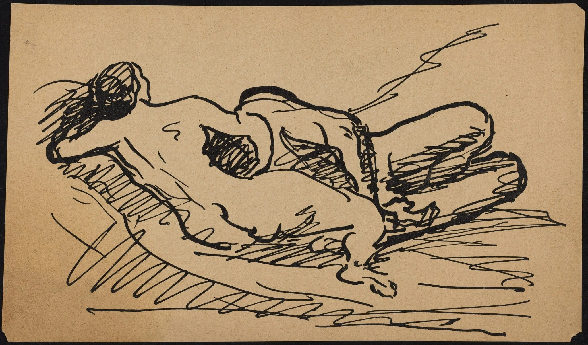 Reclining Nude, detail