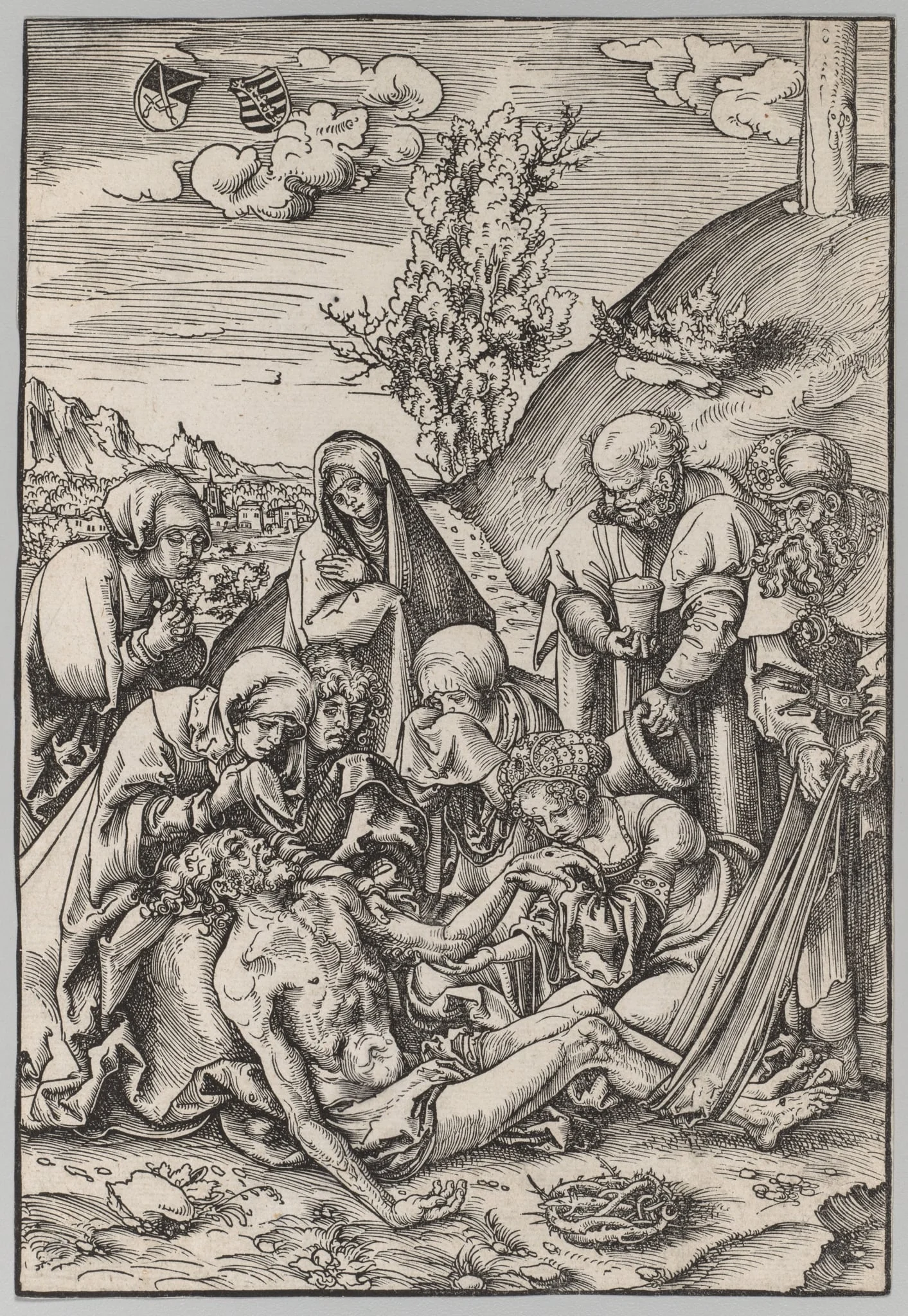 The Passion: The Lamentation, detail