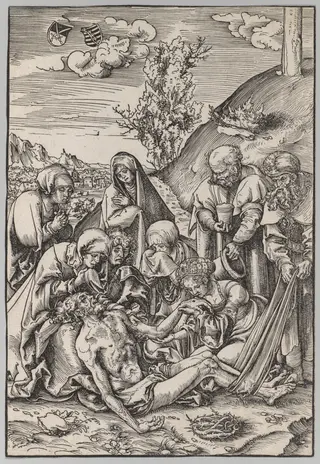 The Passion: The Lamentation, by Lucas Cranach the Elder, 1509