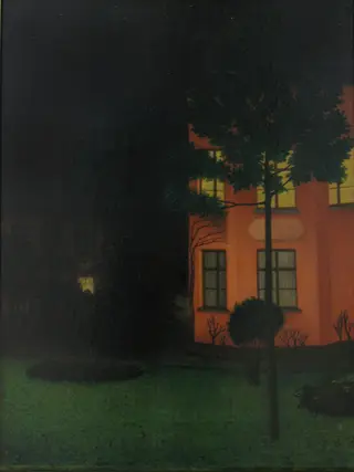 The blind house, by William Degouve de Nuncques, unspecified, 1896