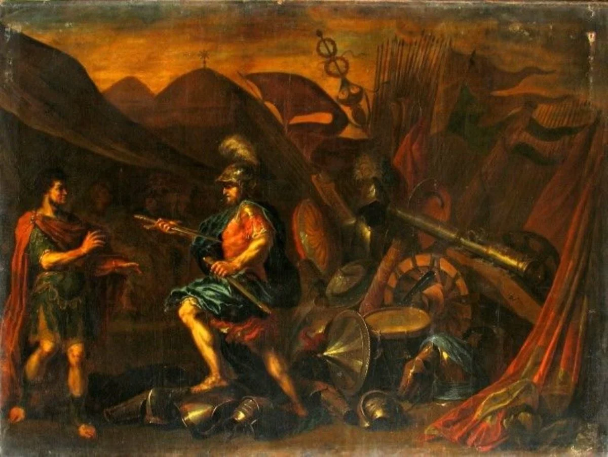 Sinuciderea lui Varus, detail