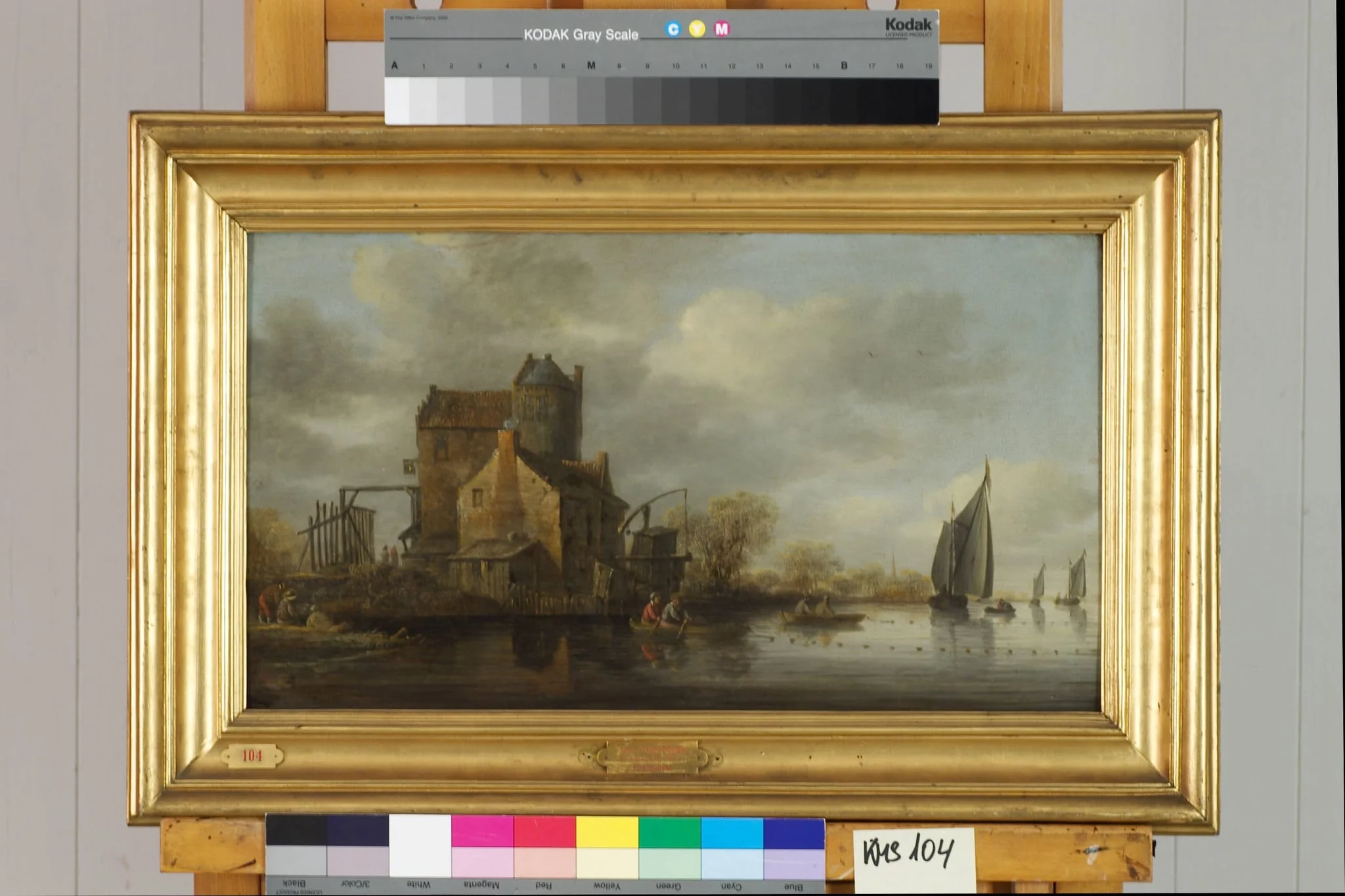 Dutch River View, detail