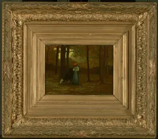 On the Edge of the Forest, by William Morris Hunt, unspecified, 1853