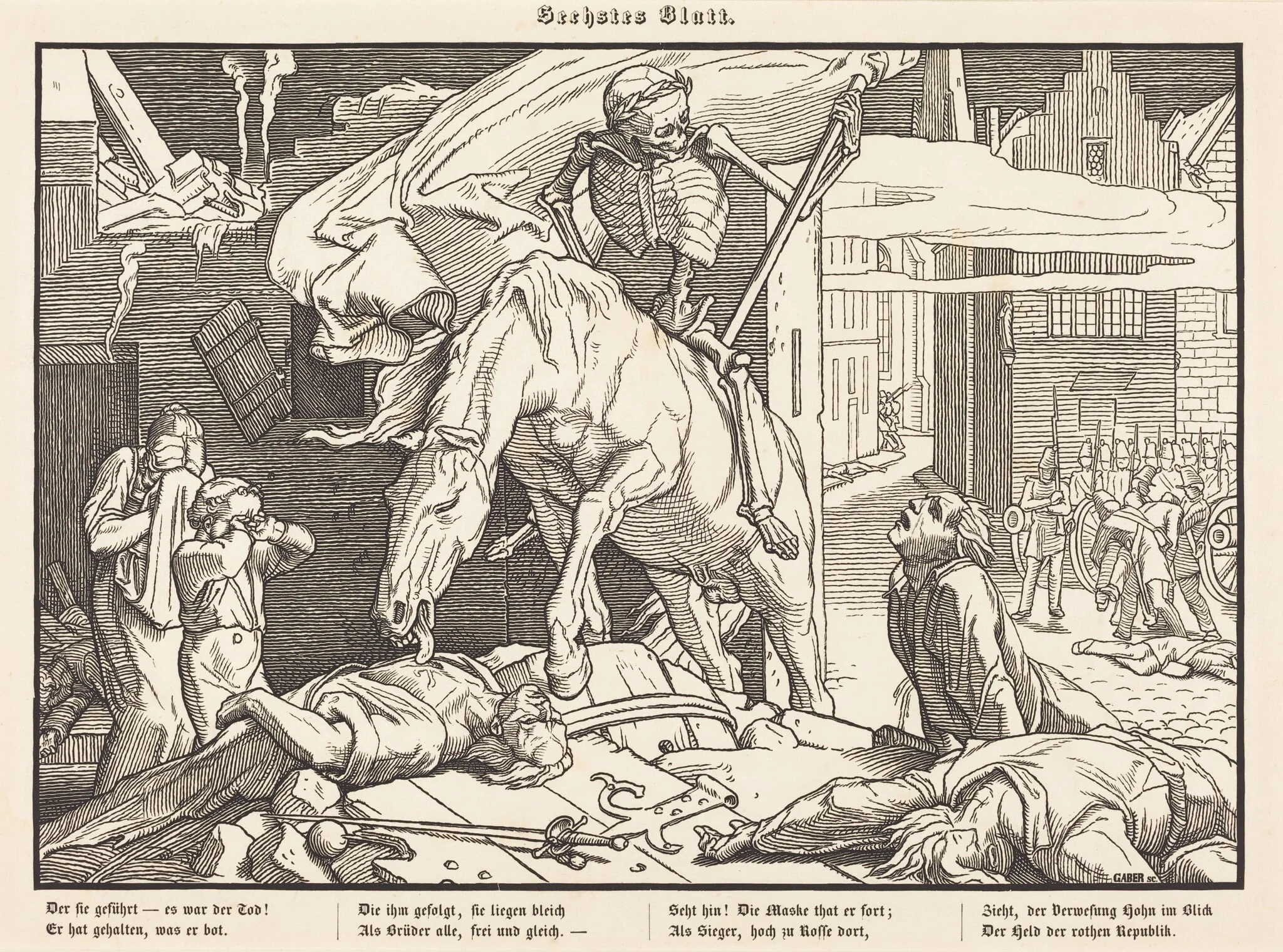 Auch ein Todtentanz VI, detail