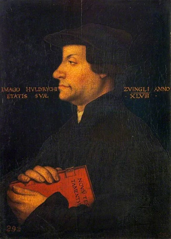 Huldrych Zwingli (1484 - 1531), detail