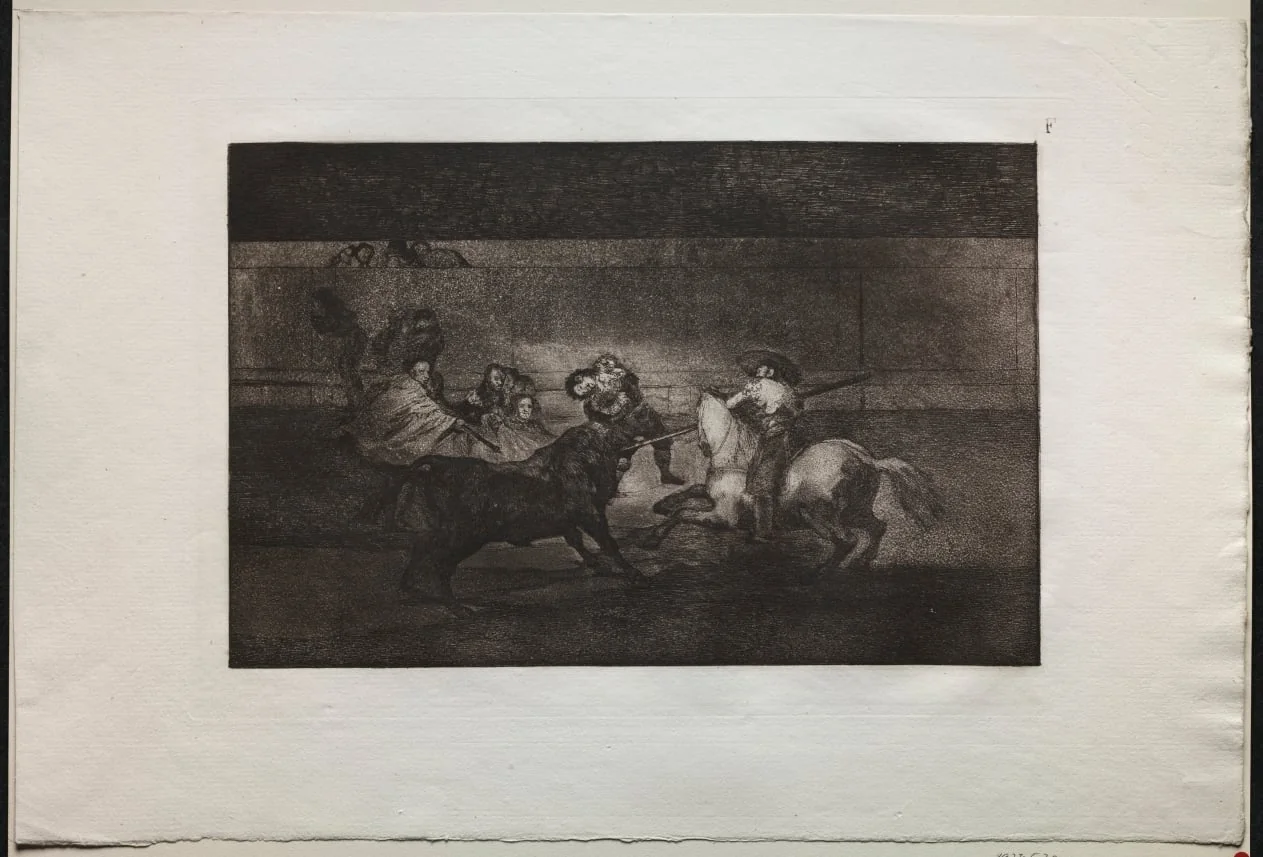 Bullfights: The Death of Pepe Illo (3rd Composition), detail