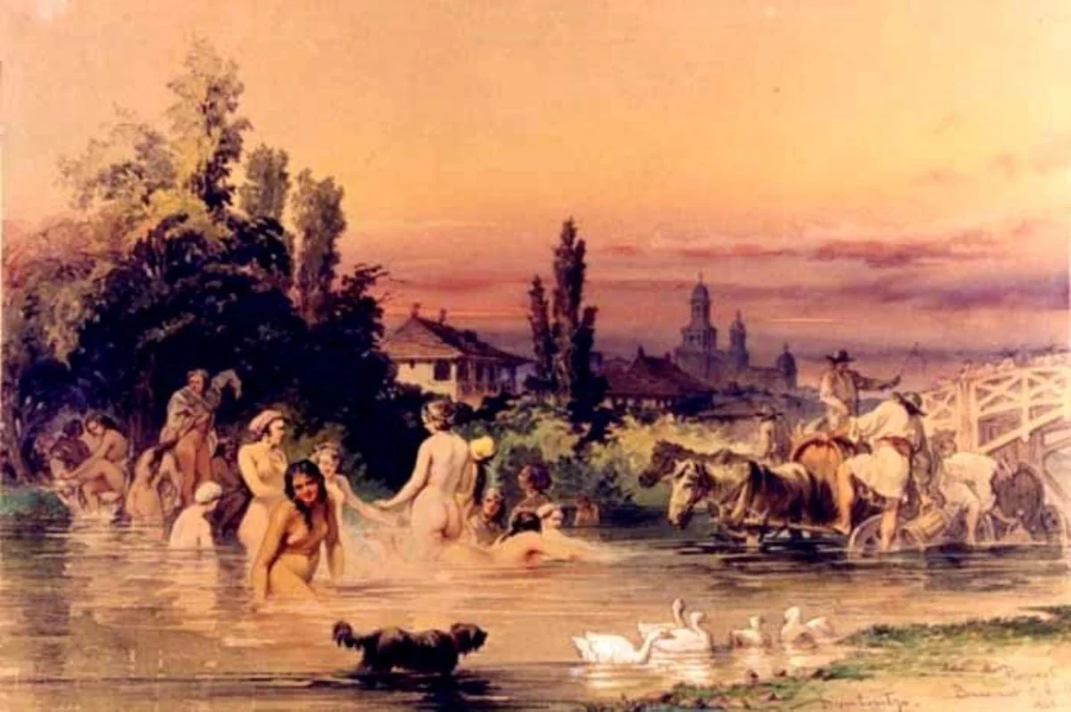 Dâmbovița la București, detail
