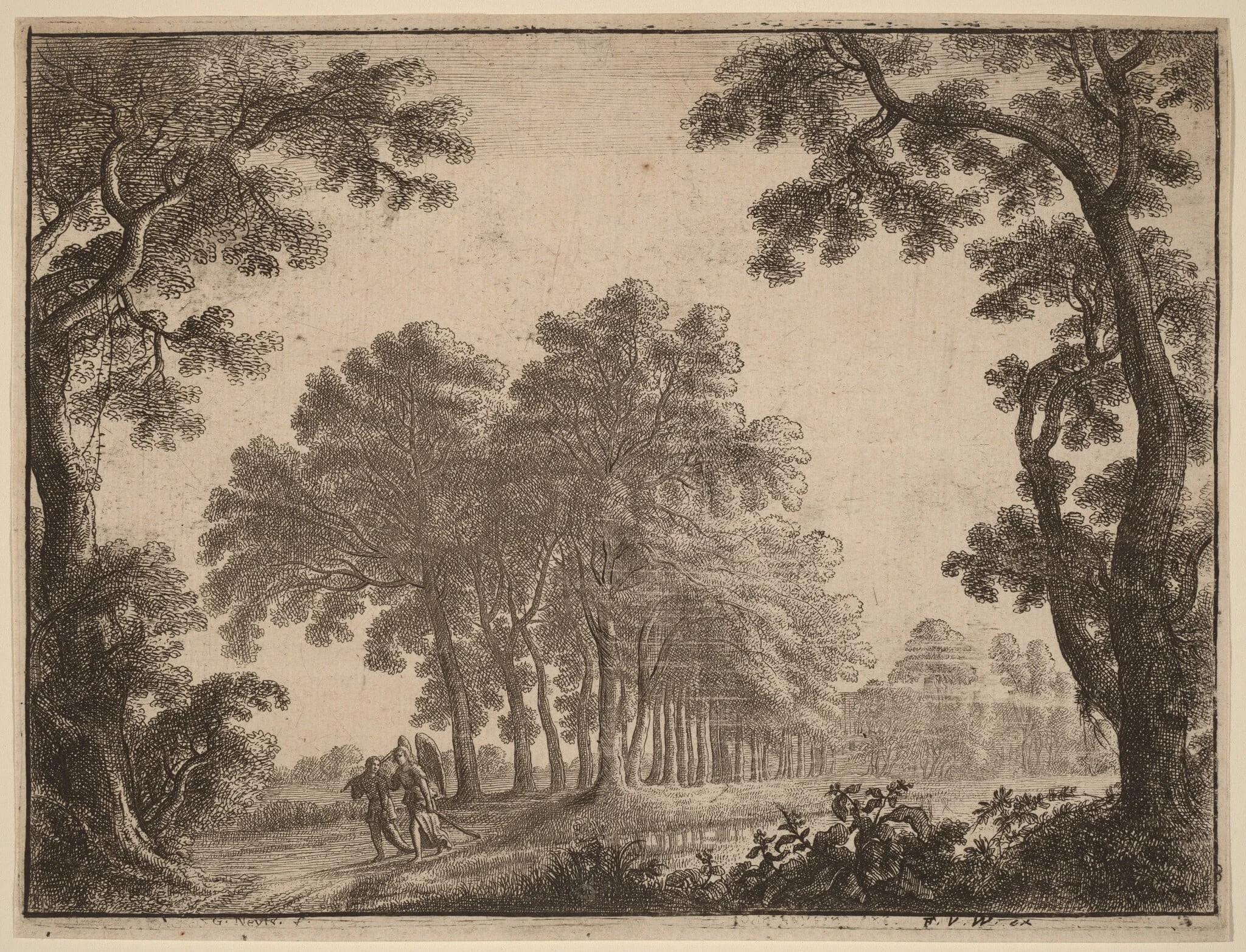 Landscape with Tobias and the Angel, detail