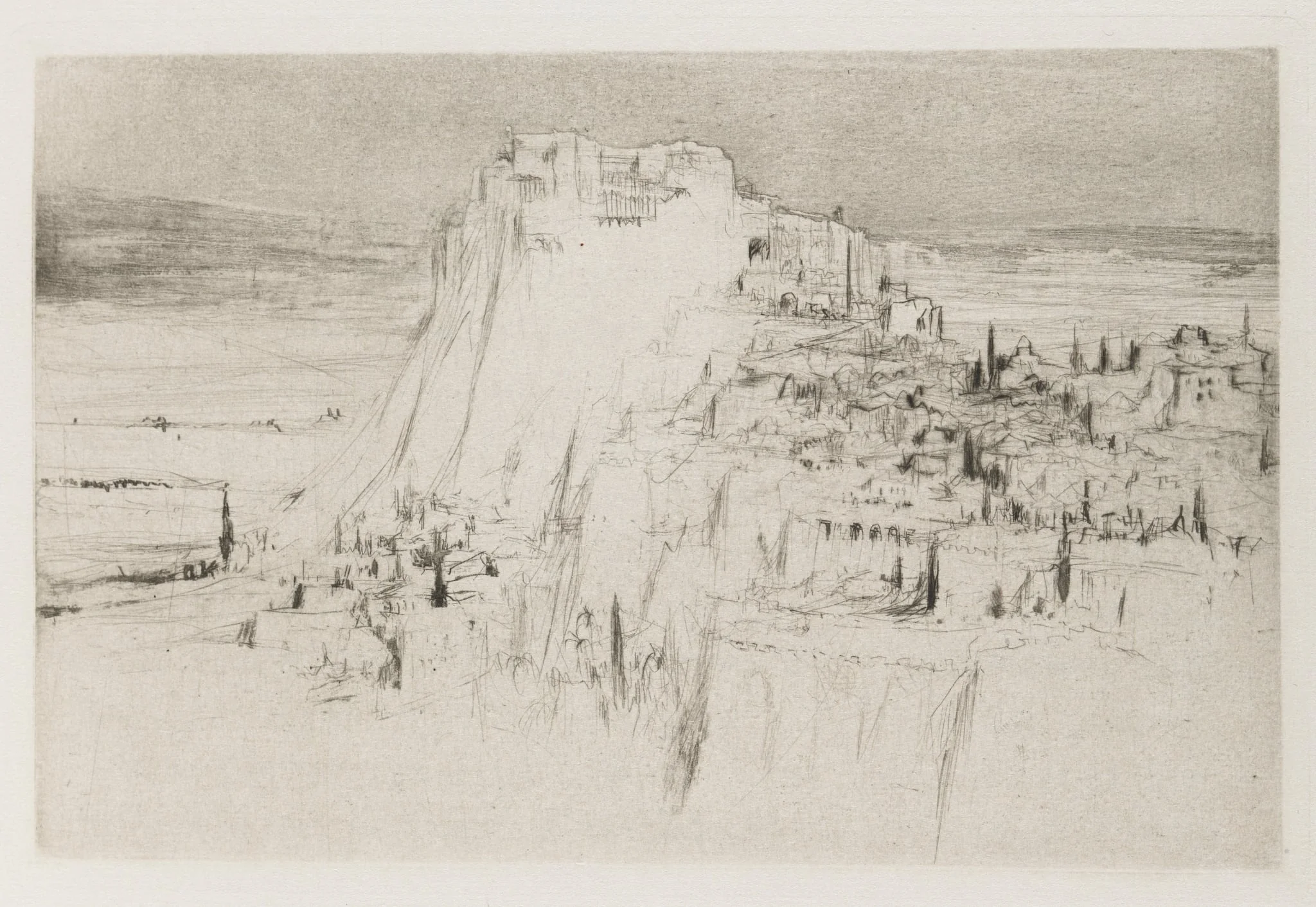 Herodias: Page 3, The citadel of Machaerus rose from the eastern side of the Dead Sea, on a peak of basalt, having the shape of a cone, detail