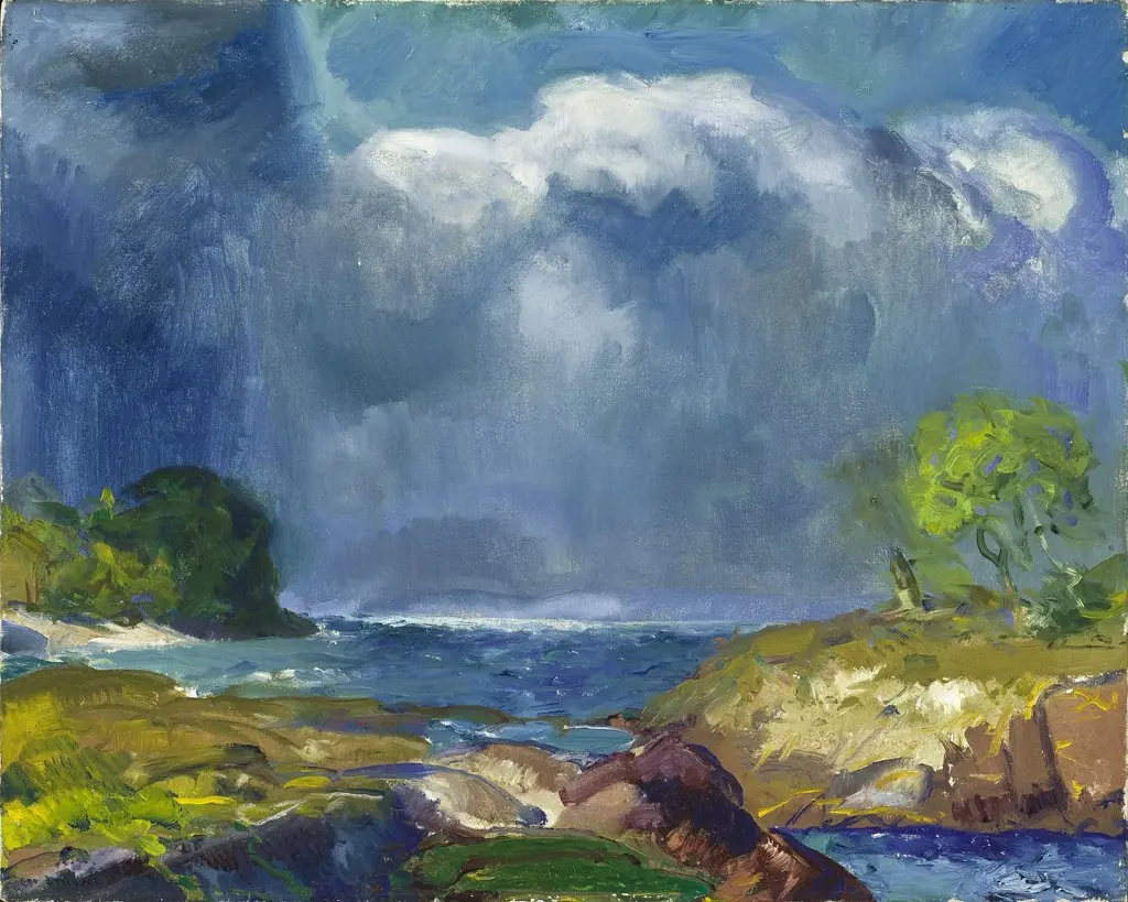 The Coming Storm, by George Bellows, oil, 1916