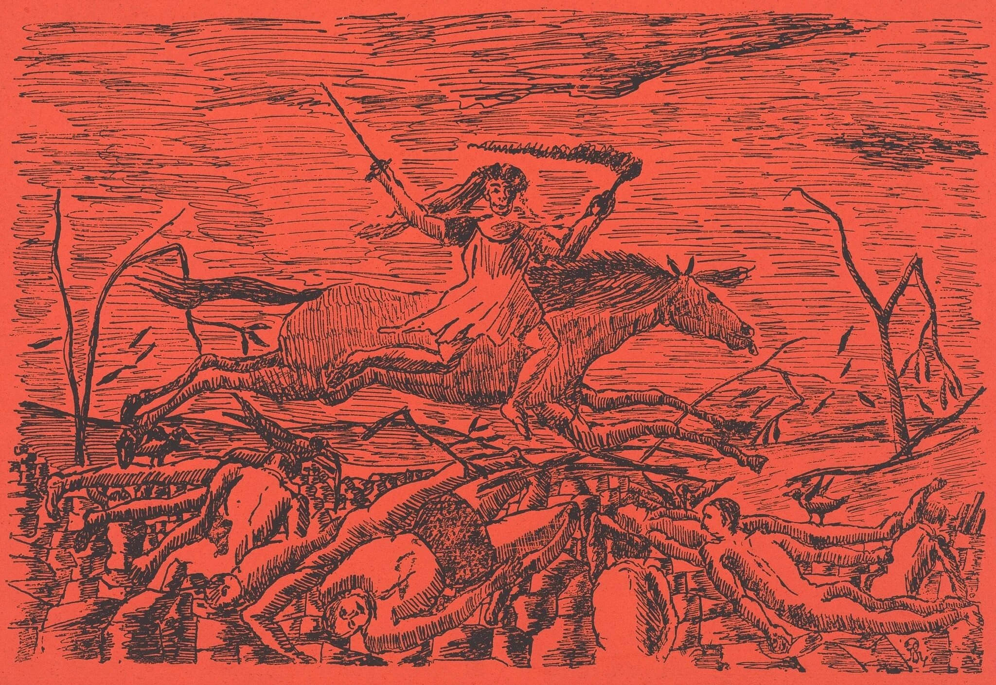 La Guerre (The War), detail