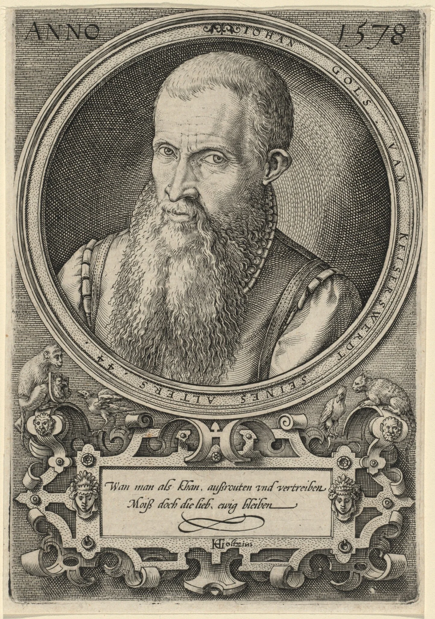 Johan Gols [The Artist's Father], detail