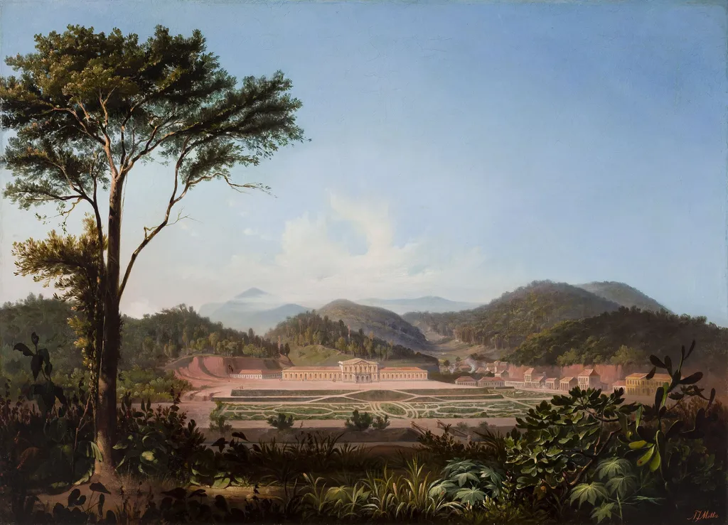 Palácio Imperial de Petrópolis, by Agostinho José da Mota, oil, 1855
