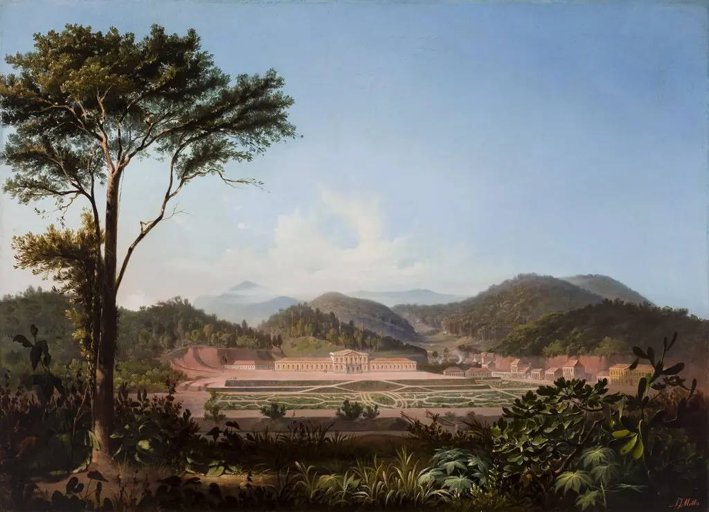 Palácio Imperial de Petrópolis, by Agostinho José da Mota, oil, 1855