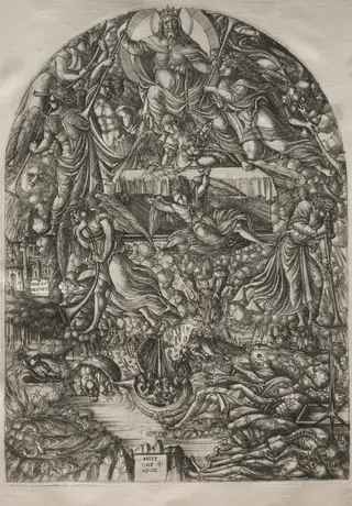 The Apocalypse:  The Opening of the Seventh Seal, by Jean Duvet, 1551