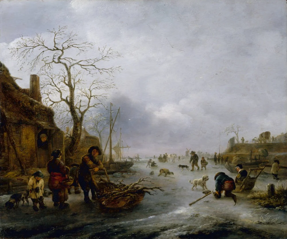 Pleasures on the Ice, detail